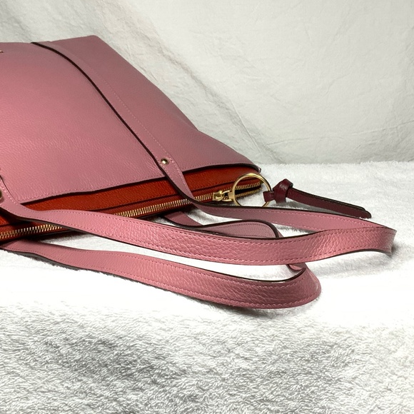 Coach Pink Leather May Tote Shoulder Bag - Picture 8 of 15